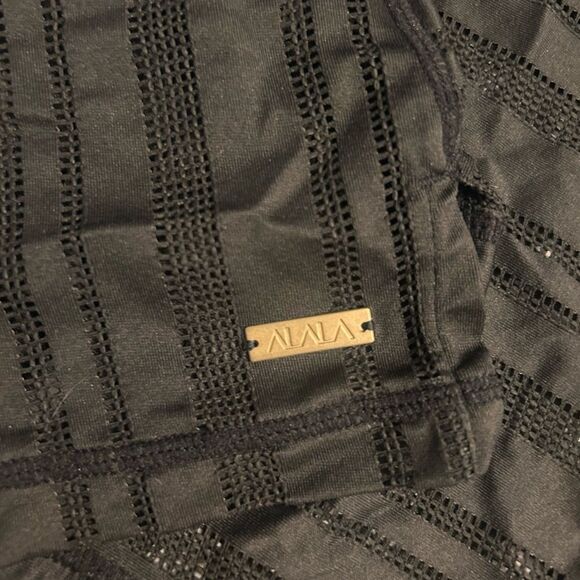 Black Sheer Striped Tank Top - Picture 3 of 3